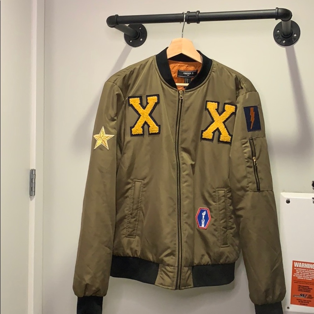 Forever 21 Men's Medium Bomber Jacket